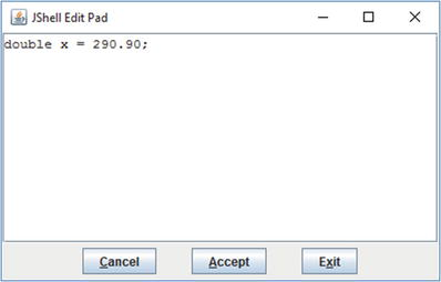 JShell Edit Pad