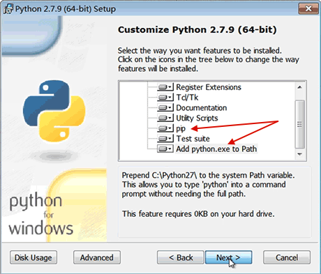 install-python2.7-windows