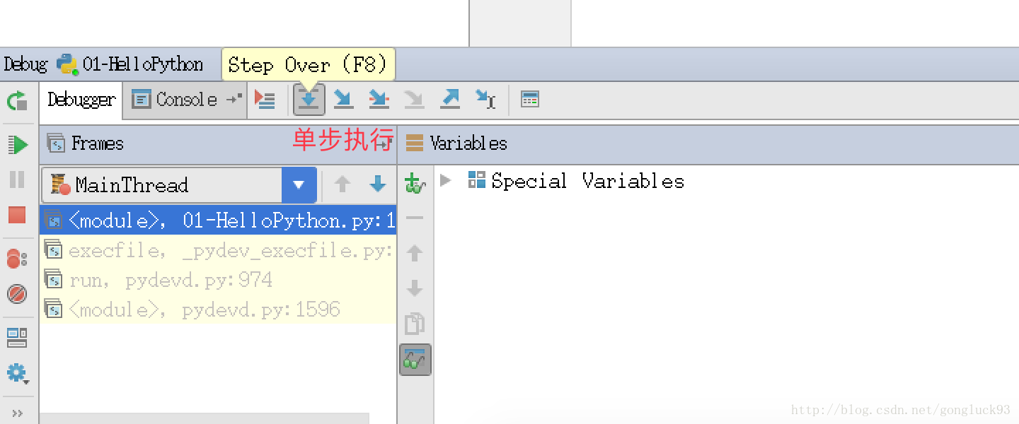 PyCharm调试器