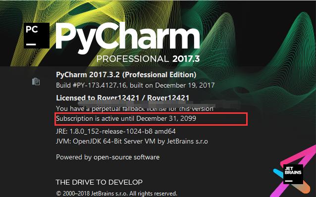 Python安装与专属IDE_Pycharm安装配置、永久激活,赠汉化版!