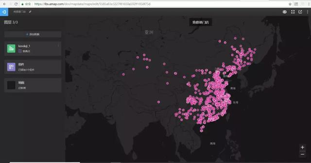 Python调用高德地图API实现经纬度换算、地图可视化