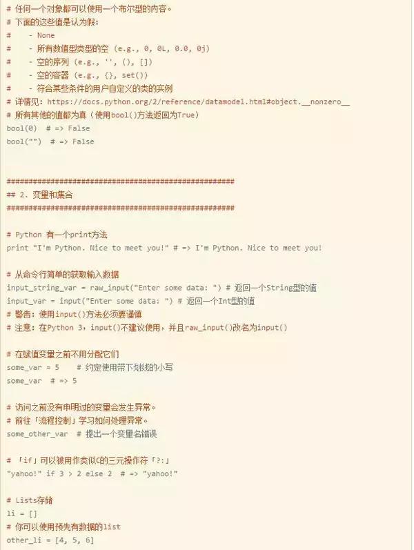 Python2快速入门教程，只需要这十五张图片就够了！
