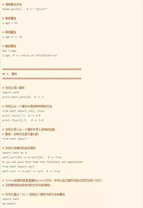 Python2快速入门教程，只需要这十五张图片就够了！