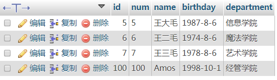 准备数据库