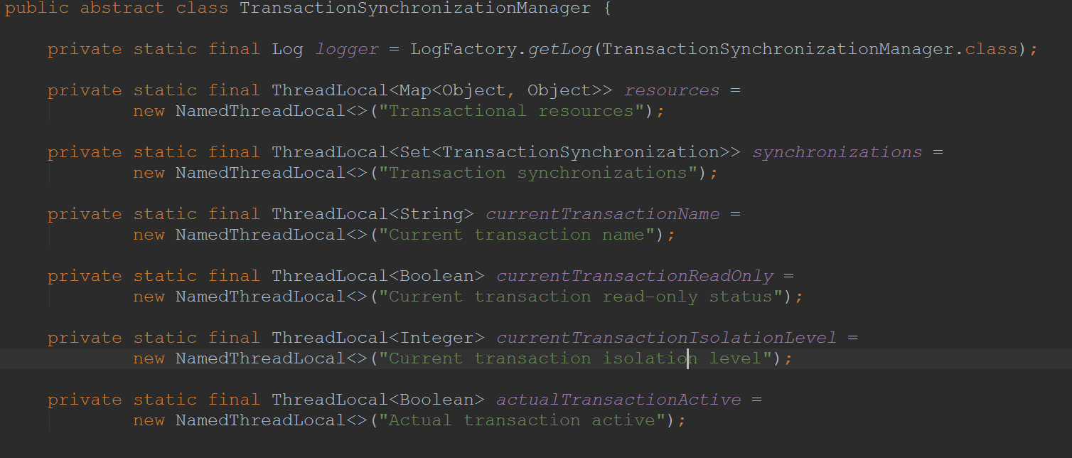 全都是ThreadLocal