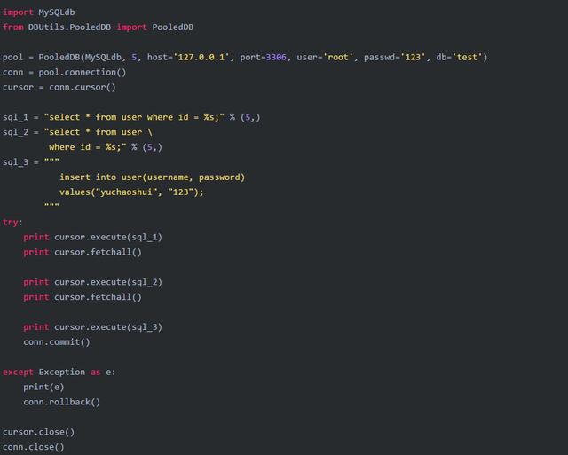 教你如何用Python 连接 MySQL