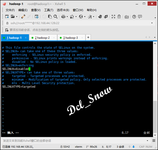 关闭SELinux