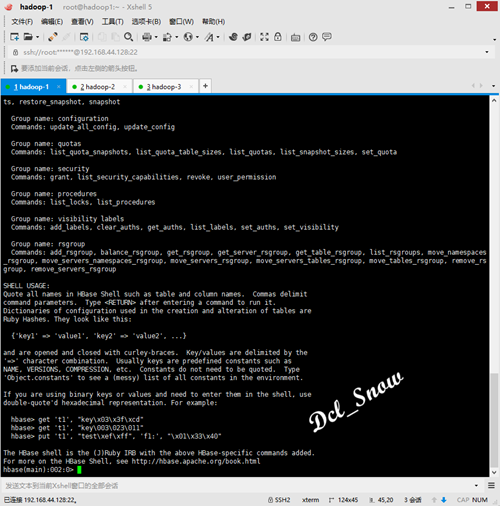 hbaseshell003 hbaseshell003