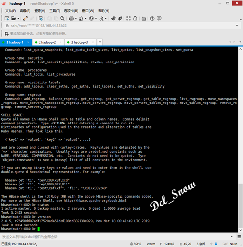 hbaseshell005 hbaseshell005