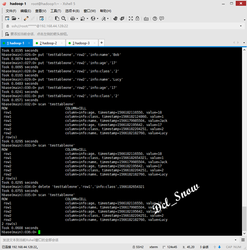 hbaseshell021 hbaseshell021