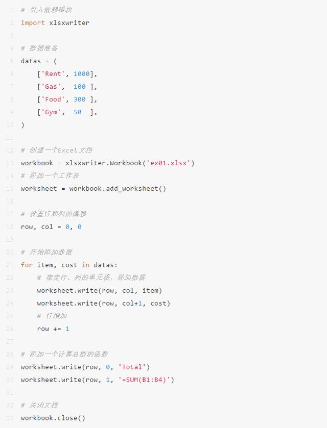 python无所不能,用Python控制Excel实现自动化办公