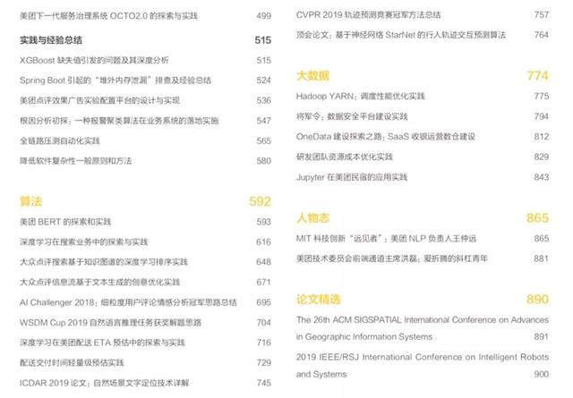 美团点评技术年货：900+页电子书，覆盖前端、后台、大数据、算法