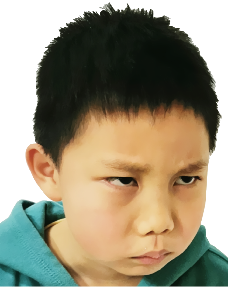 小学生很高兴