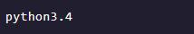 python 3 的解释器