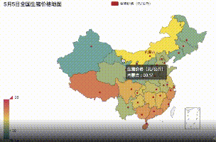 Python+pyecharts:全国猪价地图的实现