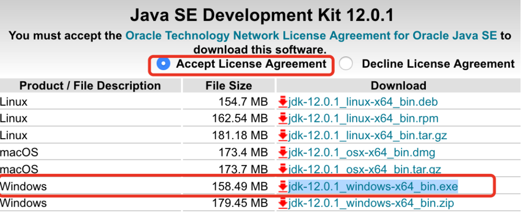 jdk12下载