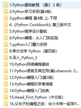 Python入门看这些,最详细学习书籍推荐