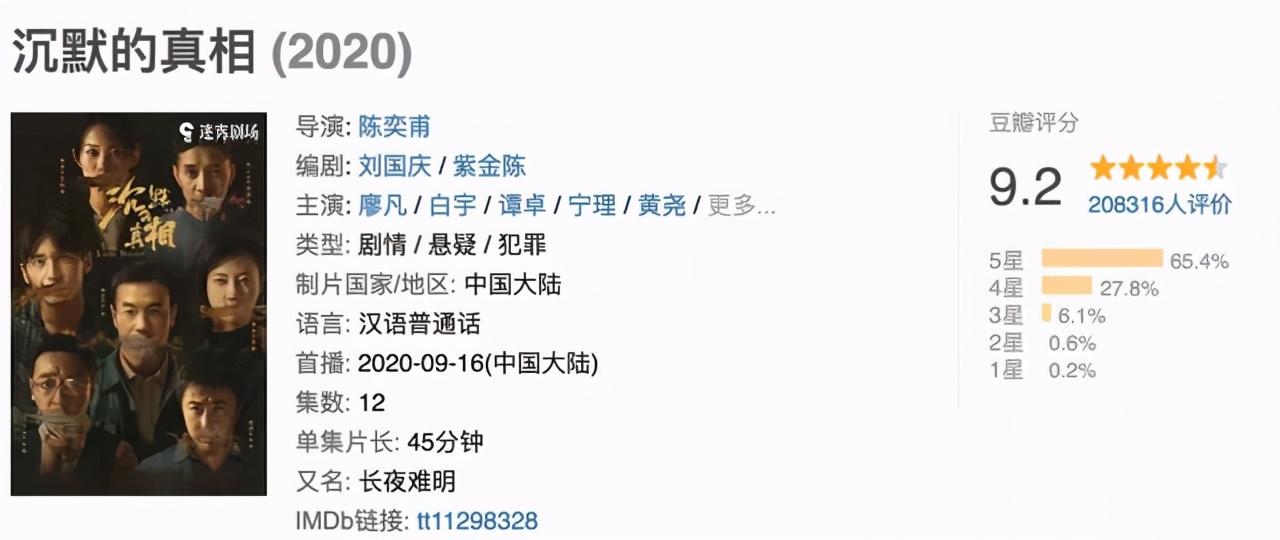 又一爆款电视剧《沉默的真相》,真的很好看吗?网友的弹幕真相啦