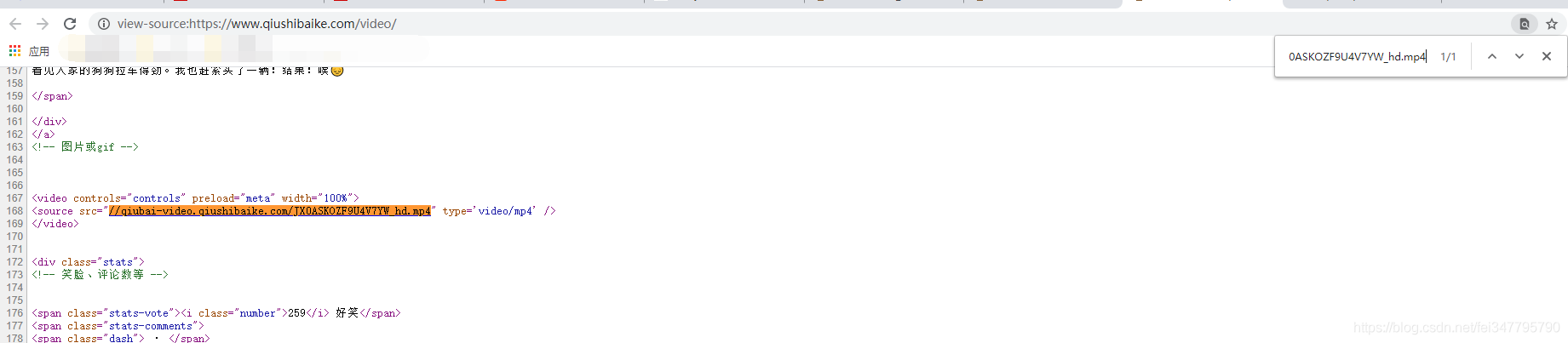 Python批量爬取糗事百科短视频,有意思的视频还是蛮多的